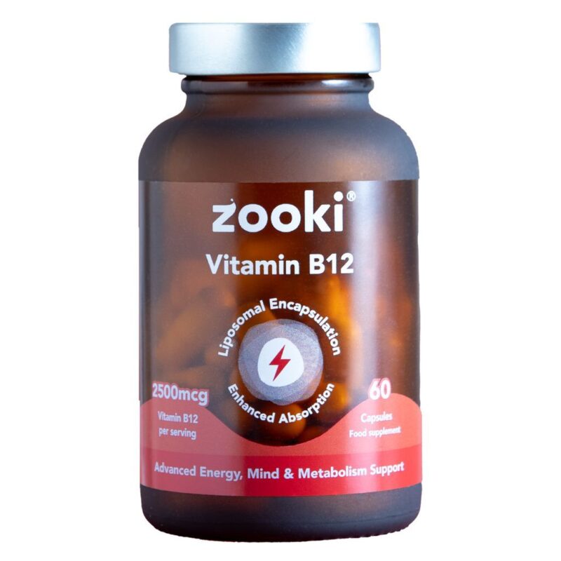 Energy stack Vitamine B12 60 caps Zooki