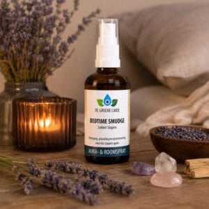 Bedtime Smudge Auraspray met lavendel en ontspannende sfeer