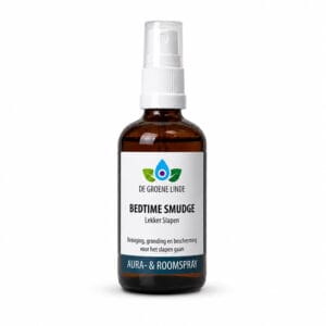 Bedtime Smudge Auraspray van De Groene Linde op witte achtergrond