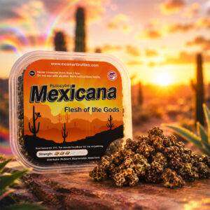 Mexicana Magic Truffels met echte truffels in Mexicaanse desert sfeer bij zonsondergang