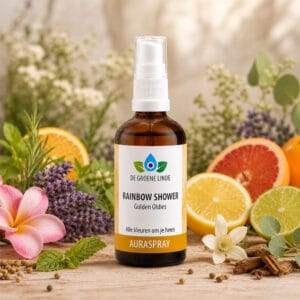 Rainbow Shower Auraspray met citrus bloemen en natuurlijke ingrediënten