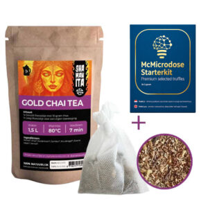 Microdosing thee 6g magic truffel thee Gold Chai variant